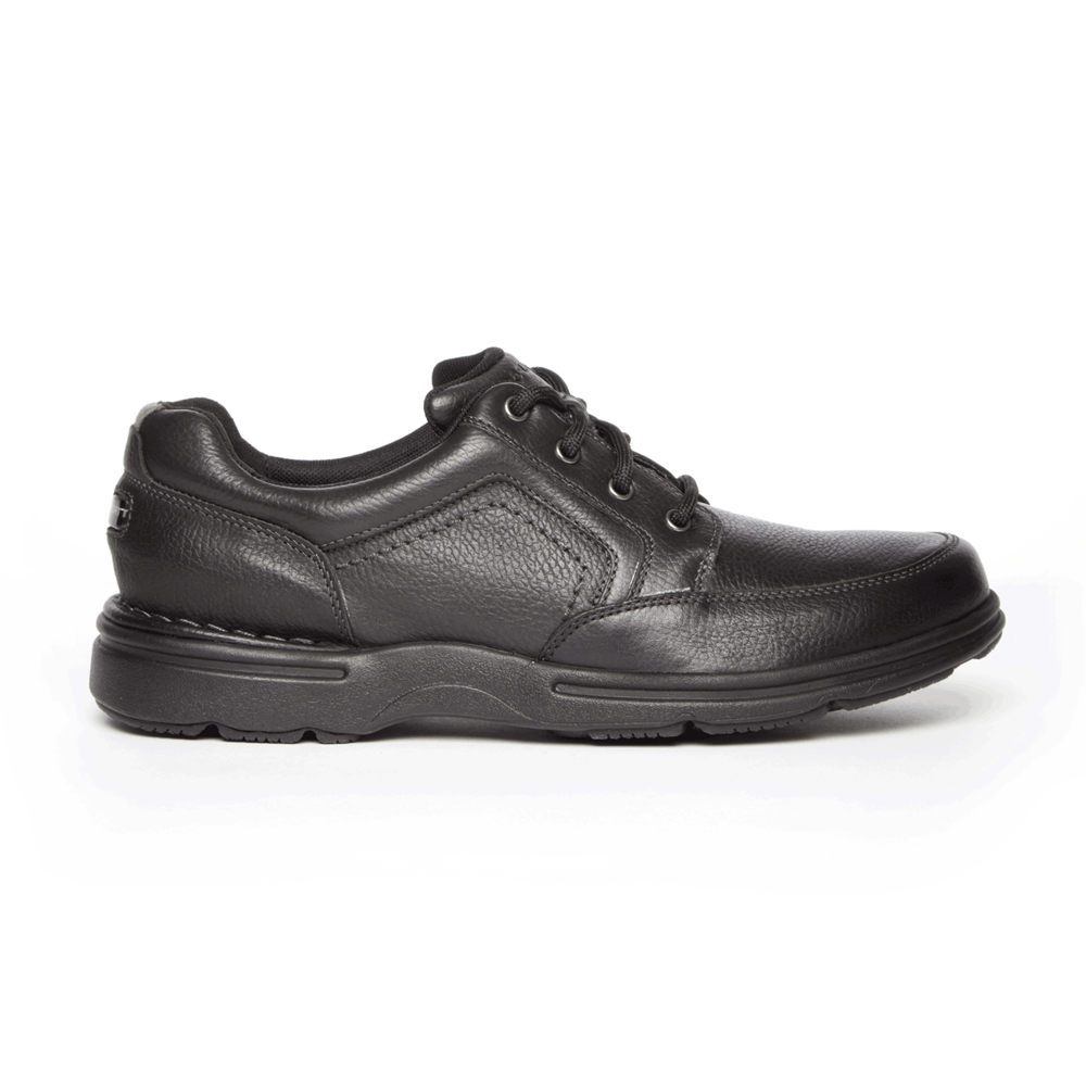 Tenis Rockport Homem Pretas - Prowalker Eureka Plus Mudguard - 60379ILBK